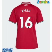 Manchester United Amad Diallo #16 Domaci Dres za Ženska 2026-27 Kratak Rukav